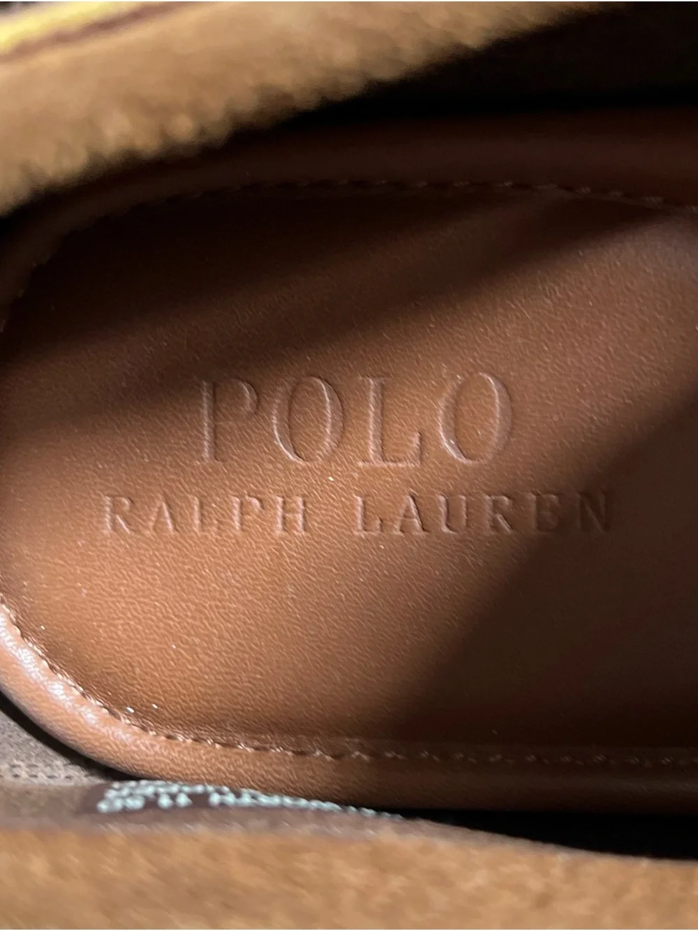 Polo by Ralph Lauren Chestnut Suede Moccasin Loafers